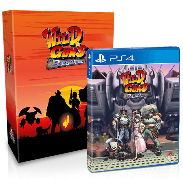 Wild Guns Reloaded box art for Playstation 4